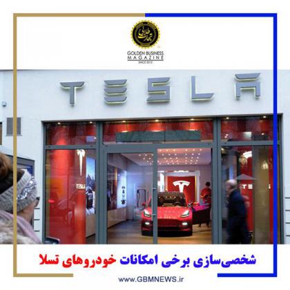 شخصیسازی برخی امکانات خودروهای تسلا