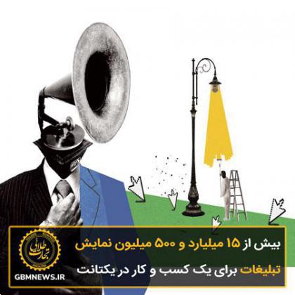 بیش از 15 میلیارد و 500 میلیون نمایش تبلیغات برای یک کسب و کار در یکتانت
