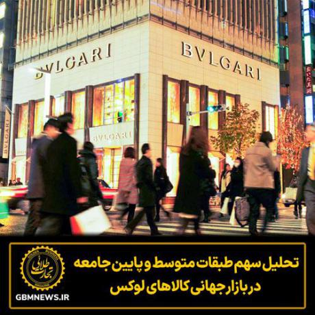 تحلیل سهم طبقات متوسط و پایین جامعه  در بازار جهانی کالاهای لوکس